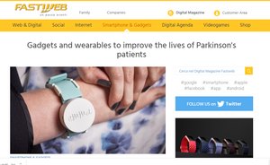Fastweb , Gadgets and wearable to improve the life of Parkinson' patients