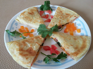 Turkey and Cranberry Quesadilla's: Promote Sleep and Use Leftovers!