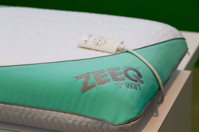 TechCrunch , The ZEEQ smart pillow tracks sleep, plays music and more